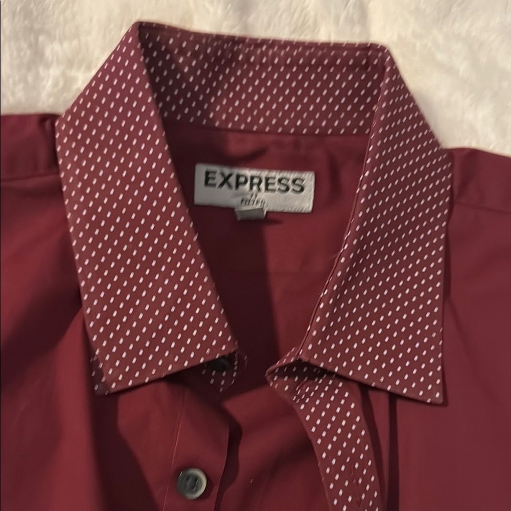 Express Men's Red Shirt